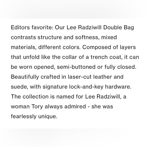 Tory Burch Lee Radziwell Double Bag - Picture 6 of 15